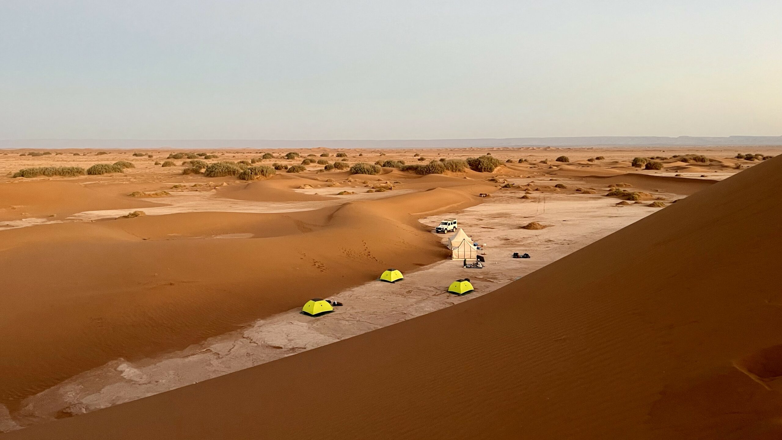 Schlafen in der Wüste Kamping