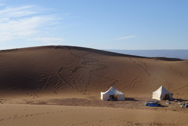 Kamping in der Wüste